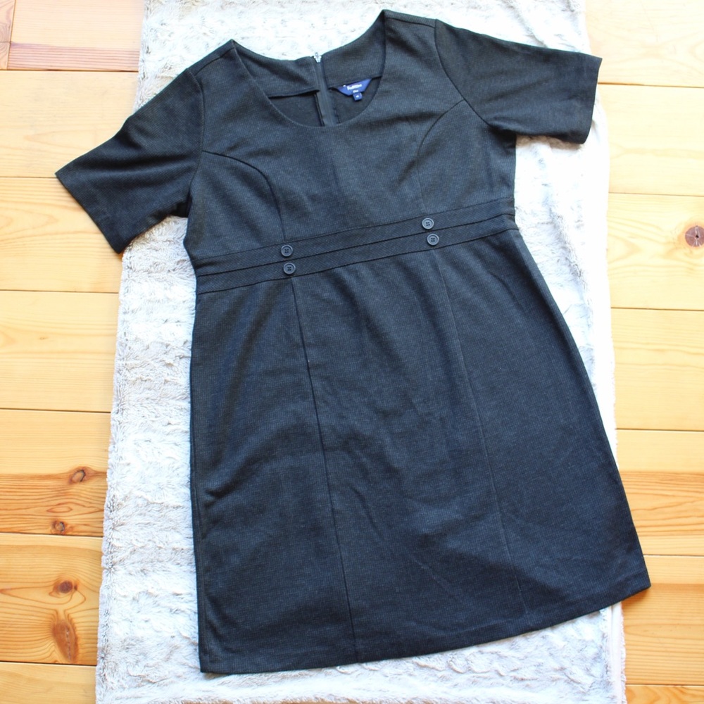 Reitmans Pencil Dress Midi Black Size 14 - Picture 2 of 8